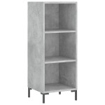 vidaXL Dulap înalt, gri beton, 34,5x34x180 cm, lemn prelucrat vidaXL Dulap înalt, gri beton, 34,5x34x180 cm, lemn prelucrat