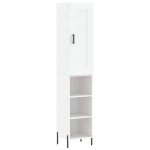 vidaXL Dulap înalt, alb, 34,5x34x180 cm, lemn prelucrat vidaXL Dulap înalt, alb, 34,5x34x180 cm, lemn prelucrat