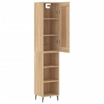 vidaXL Dulap înalt, stejar sonoma, 34,5x34x180 cm, lemn prelucrat
