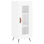 vidaXL Dulap înalt, alb extralucios, 34,5x34x180 cm, lemn prelucrat vidaXL Dulap înalt, alb extralucios, 34,5x34x180 cm, lemn prelucrat