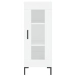 vidaXL Dulap înalt, alb, 34,5x34x180 cm, lemn prelucrat vidaXL Dulap înalt, alb, 34,5x34x180 cm, lemn prelucrat