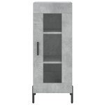 vidaXL Dulap înalt, gri beton, 34,5x34x180 cm, lemn prelucrat vidaXL Dulap înalt, gri beton, 34,5x34x180 cm, lemn prelucrat