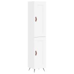 vidaXL Dulap înalt, alb, 34,5x34x180 cm, lemn prelucrat vidaXL Dulap înalt, alb, 34,5x34x180 cm, lemn prelucrat