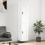 vidaXL Dulap înalt, alb, 34,5x34x180 cm, lemn prelucrat vidaXL Dulap înalt, alb, 34,5x34x180 cm, lemn prelucrat