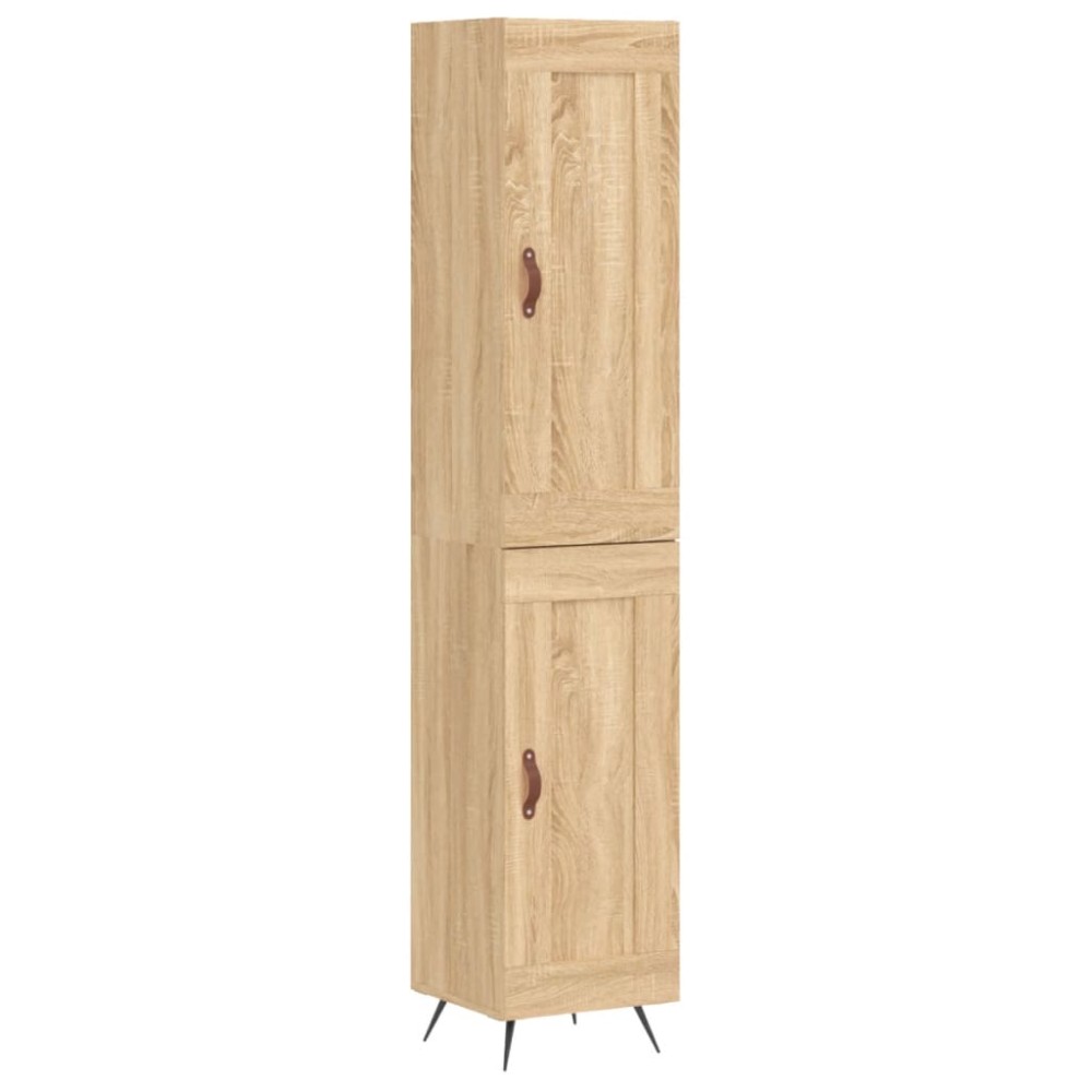 vidaXL Dulap înalt, stejar sonoma, 34,5x34x180 cm, lemn prelucrat