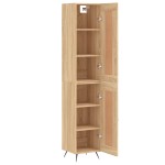 vidaXL Dulap înalt, stejar sonoma, 34,5x34x180 cm, lemn prelucrat vidaXL Dulap înalt, stejar sonoma, 34,5x34x180 cm, lemn prelucrat