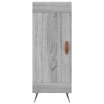 vidaXL Dulap înalt, gri sonoma, 34,5x34x180 cm, lemn prelucrat