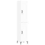 vidaXL Dulap înalt, alb, 34,5x34x180 cm, lemn prelucrat vidaXL Dulap înalt, alb, 34,5x34x180 cm, lemn prelucrat