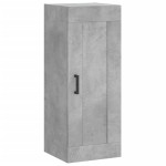 vidaXL Dulap înalt, gri beton, 34,5x34x180 cm, lemn prelucrat vidaXL Dulap înalt, gri beton, 34,5x34x180 cm, lemn prelucrat