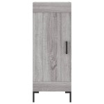 vidaXL Dulap înalt, gri sonoma, 34,5x34x180 cm, lemn prelucrat