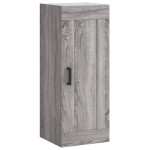 vidaXL Dulap înalt, gri sonoma, 34,5x34x180 cm, lemn prelucrat