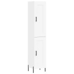 vidaXL Dulap înalt, alb, 34,5x34x180 cm, lemn prelucrat vidaXL Dulap înalt, alb, 34,5x34x180 cm, lemn prelucrat