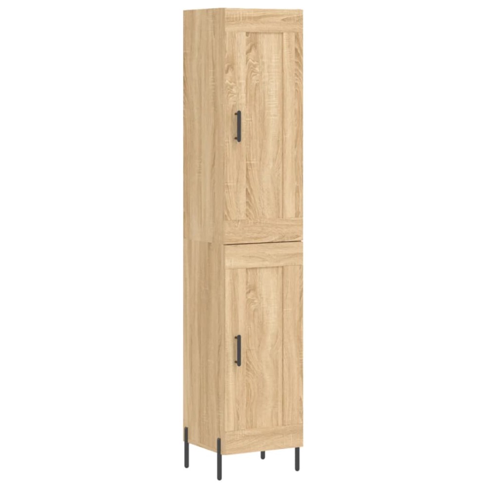 vidaXL Dulap înalt, stejar sonoma, 34,5x34x180 cm, lemn prelucrat