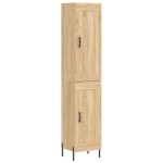 vidaXL Dulap înalt, stejar sonoma, 34,5x34x180 cm, lemn prelucrat