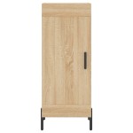 vidaXL Dulap înalt, stejar sonoma, 34,5x34x180 cm, lemn prelucrat