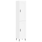 vidaXL Dulap înalt, alb, 34,5x34x180 cm, lemn prelucrat vidaXL Dulap înalt, alb, 34,5x34x180 cm, lemn prelucrat