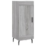 vidaXL Dulap înalt, gri sonoma, 34,5x34x180 cm, lemn prelucrat