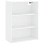 vidaXL Dulap înalt, alb, 69,5x34x180 cm, lemn compozit