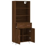 vidaXL Dulap înalt, stejar maro, 69,5x34x180 cm, lemn compozit