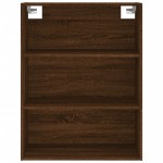 vidaXL Dulap înalt, stejar maro, 69,5x34x180 cm, lemn compozit