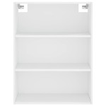 vidaXL Dulap înalt, alb, 69,5x34x180 cm, lemn compozit
