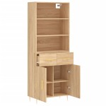vidaXL Dulap înalt, stejar sonoma, 69,5x34x180 cm, lemn compozit vidaXL Dulap înalt, stejar sonoma, 69,5x34x180 cm, lemn compozit