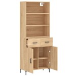 vidaXL Dulap înalt, stejar sonoma, 69,5x34x180 cm, lemn compozit vidaXL Dulap înalt, stejar sonoma, 69,5x34x180 cm, lemn compozit