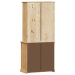 vidaXL Dulap înalt VIGO, 80x40x176 cm, lemn masiv de pin vidaXL Dulap înalt VIGO, 80x40x176 cm, lemn masiv de pin