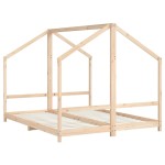 vidaXL Cadru pat pentru copii, 2x(80x200) cm, lemn masiv de pin vidaXL Cadru pat pentru copii, 2x(80x200) cm, lemn masiv de pin