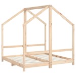 vidaXL Cadru de pat pentru copii, 2x(70x140) cm, lemn masiv de pin vidaXL Cadru de pat pentru copii, 2x(70x140) cm, lemn masiv de pin