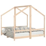 vidaXL Cadru de pat pentru copii, 2x(80x160) cm, lemn masiv de pin vidaXL Cadru de pat pentru copii, 2x(80x160) cm, lemn masiv de pin