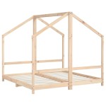 vidaXL Cadru de pat pentru copii, 2x(80x160) cm, lemn masiv de pin vidaXL Cadru de pat pentru copii, 2x(80x160) cm, lemn masiv de pin