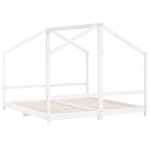 vidaXL Cadru de pat pentru copii, 2x(90x190) cm, lemn masiv de pin