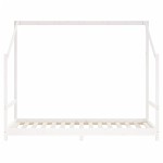 vidaXL Cadru de pat pentru copii, 2x(90x190) cm, lemn masiv de pin