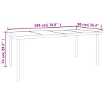 vidaXL Set mobilier de grădină, 9 piese, negru, oțel și textilenă vidaXL Set mobilier de grădină, 9 piese, negru, oțel și textilenă