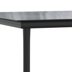 vidaXL Set mobilier de grădină, 5 piese, negru, oțel și textilenă vidaXL Set mobilier de grădină, 5 piese, negru, oțel și textilenă