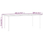 vidaXL Set mobilier de grădină, 9 piese, negru, oțel și textilenă vidaXL Set mobilier de grădină, 9 piese, negru, oțel și textilenă