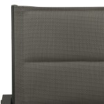 vidaXL Set mobilier de grădină, 3 piese, negru, textilenă și oțel vidaXL Set mobilier de grădină, 3 piese, negru, textilenă și oțel