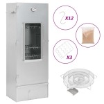 vidaXL Afumătoare cuptor/grătar, generator fum rece, oțel galvanizat vidaXL Afumătoare cuptor/grătar, generator fum rece, oțel galvanizat