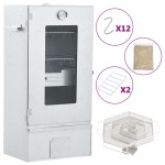 vidaXL Afumătoare cuptor/grătar, generator fum rece, oțel galvanizat vidaXL Afumătoare cuptor/grătar, generator fum rece, oțel galvanizat