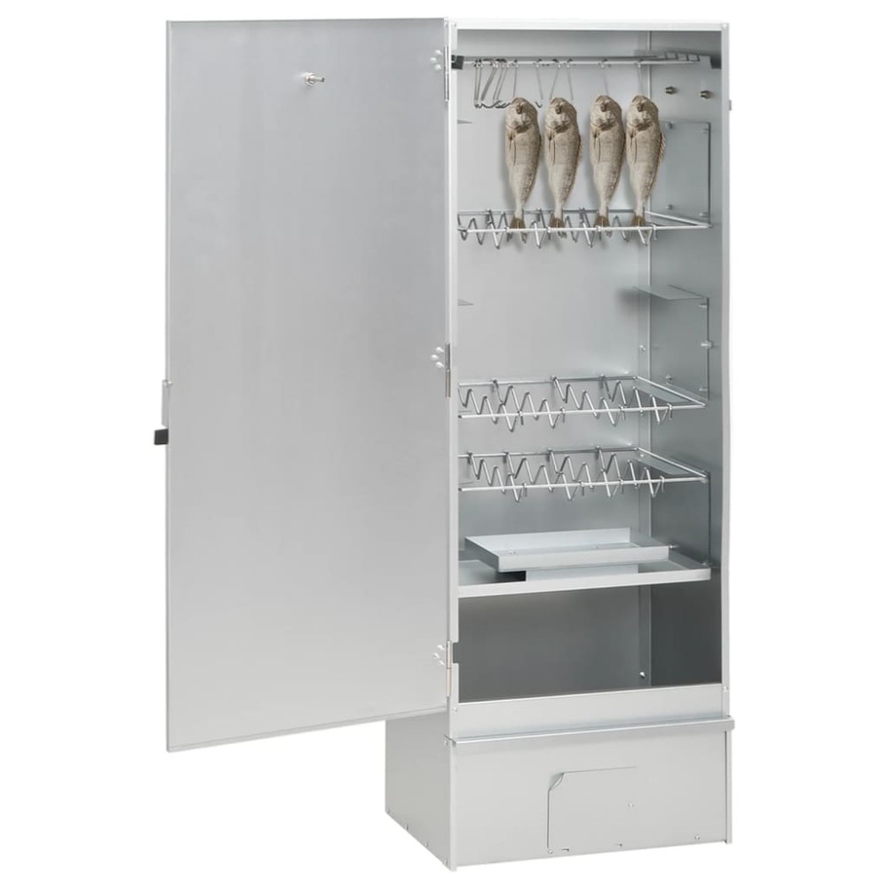 vidaXL Afumătoare cuptor/grătar, generator fum rece, oțel galvanizat