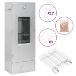 vidaXL Afumătoare cuptor/grătar, generator fum rece, oțel galvanizat vidaXL Afumătoare cuptor/grătar, generator fum rece, oțel galvanizat