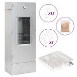 vidaXL Afumătoare cuptor/grătar, generator fum rece, oțel galvanizat vidaXL Afumătoare cuptor/grătar, generator fum rece, oțel galvanizat