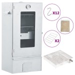 vidaXL Afumătoare cuptor/grătar, generator fum rece, oțel galvanizat vidaXL Afumătoare cuptor/grătar, generator fum rece, oțel galvanizat