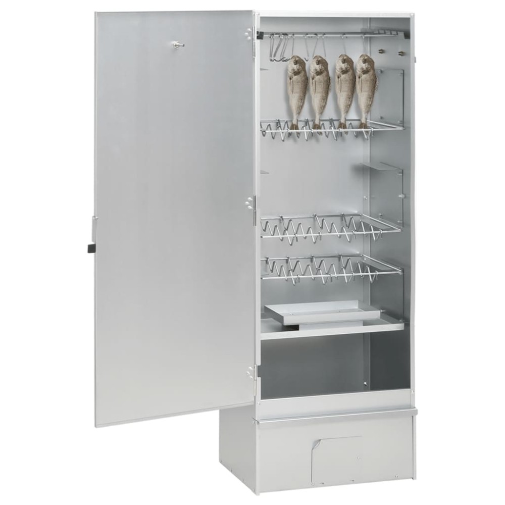 vidaXL Afumătoare cuptor/grătar, generator fum rece, oțel galvanizat