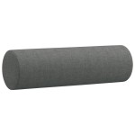 vidaXL Canapea cu 2 locuri cu pernuțe, gri închis, 120 cm, textil vidaXL Canapea cu 2 locuri cu pernuțe, gri închis, 120 cm, textil