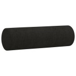 vidaXL Canapea cu 2 locuri cu pernuțe, negru, 120 cm, textil vidaXL Canapea cu 2 locuri cu pernuțe, negru, 120 cm, textil