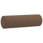 vidaXL Canapea cu 2 locuri cu pernuțe, maro, 140 cm, textil vidaXL Canapea cu 2 locuri cu pernuțe, maro, 140 cm, textil