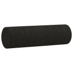 vidaXL Canapea cu 2 locuri cu pernuțe, negru, 140 cm, textil vidaXL Canapea cu 2 locuri cu pernuțe, negru, 140 cm, textil