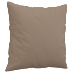 vidaXL Canapea cu 2 locuri cu pernuțe, cappuccino, 120 cm, piele eco. vidaXL Canapea cu 2 locuri cu pernuțe, cappuccino, 120 cm, piele eco.